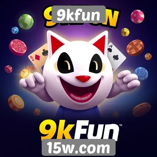 Variedade de jogos disponíveis no 9kfun